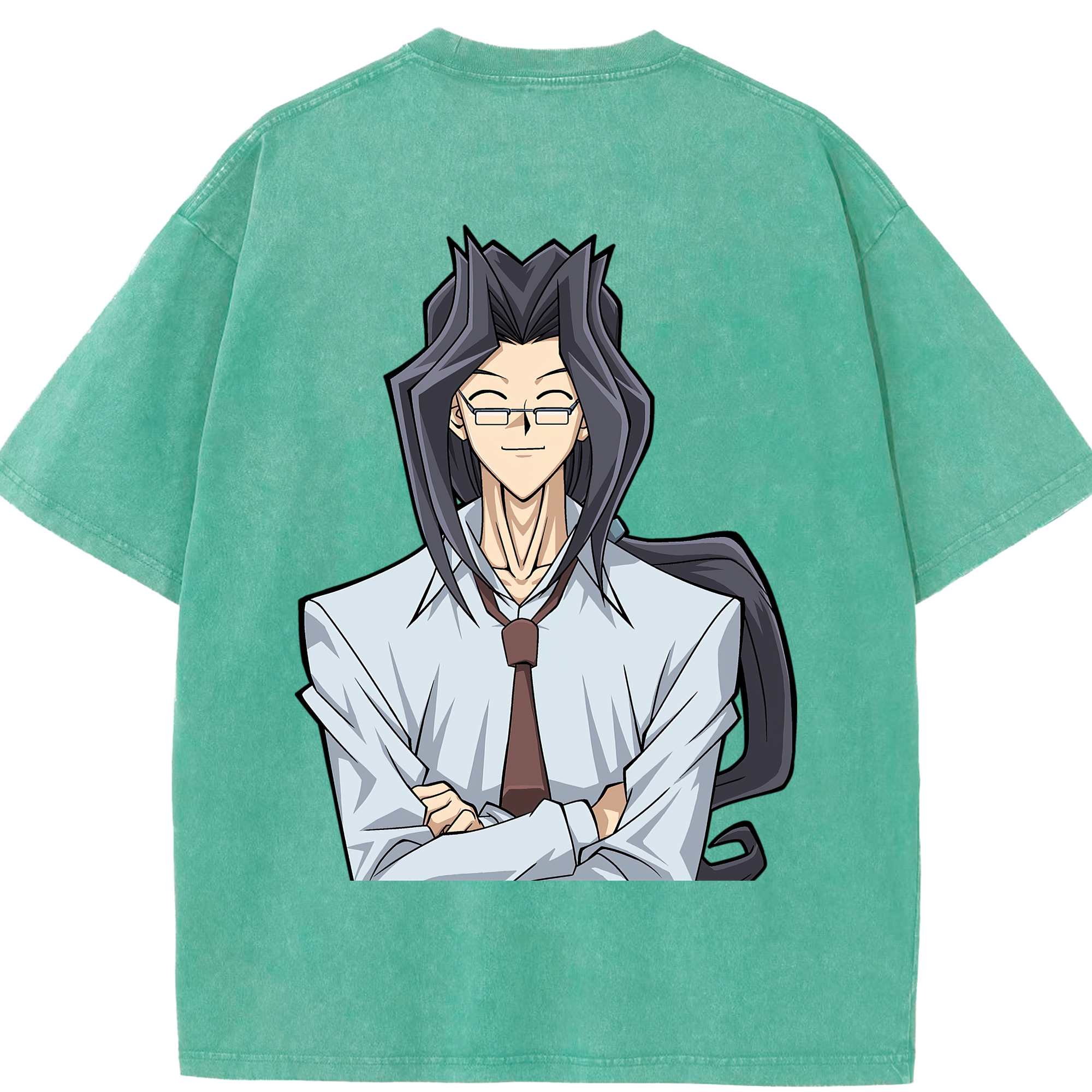 （画像用） 遊☆戯☆王 Yu-Gi-Oh! 綿100% ヴィンテージ風 半袖Tシャツ（背面プリント）